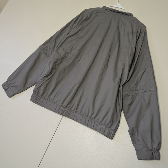 Nike Golf Men's Clima Fit Gray Convertible Jacket Size Large - Picture 6 of 10